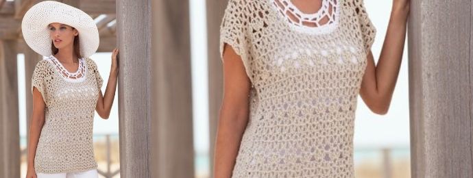 Le pull design au crochet