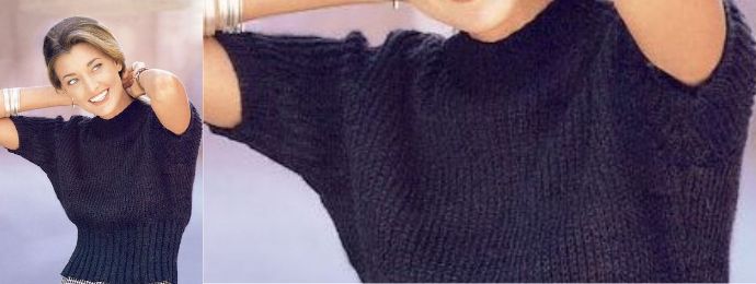 Pull col montant