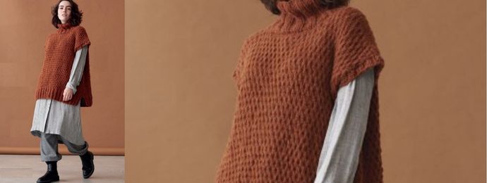 Le pull sans manche facile à faire