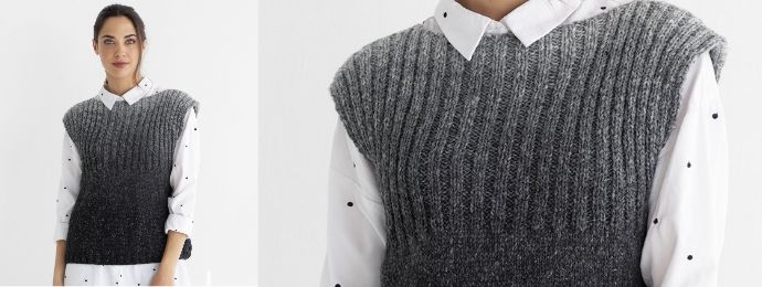 Sleeveless sweater