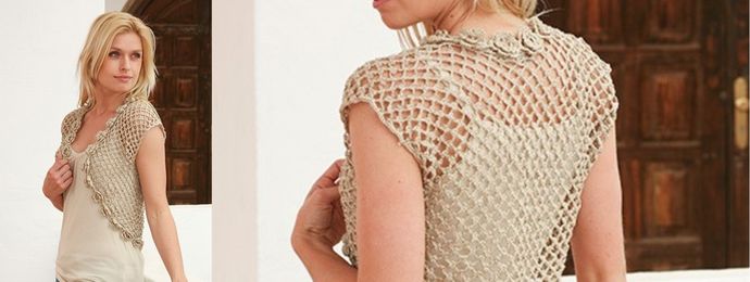 Au crochet un gilet tout simple