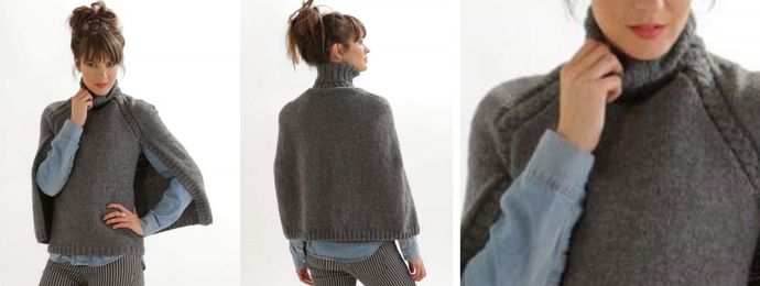 Cape cardigan