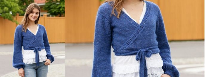 Un haut de fête en tricot