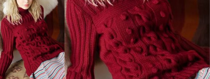 Un pull standard fait main