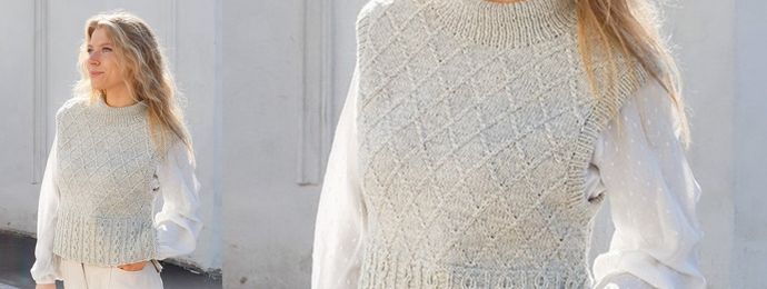 Le pull sans manche cool à faire