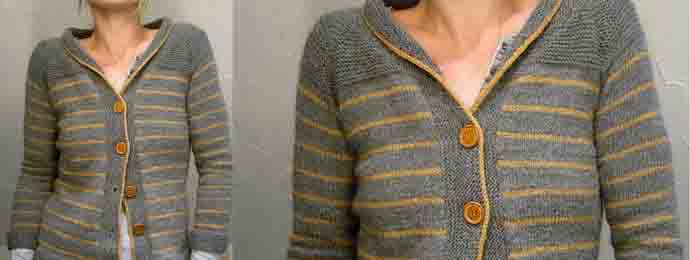 Un cardigan mohair