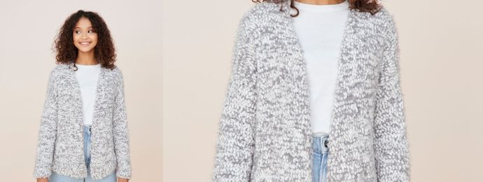 Gilet chiné