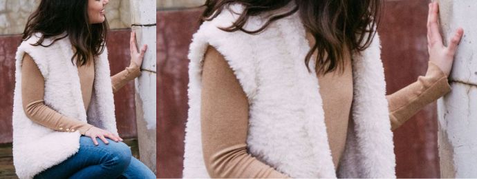 Le beau gilet uni