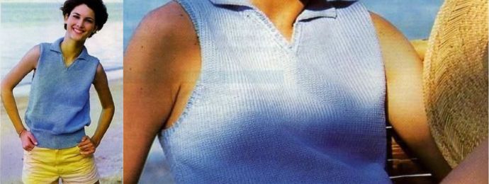 Le pull polo été