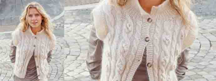 Tricot design irlandais