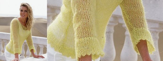 Un pull original et simple