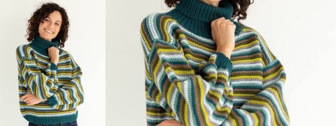 Tricot multicolore