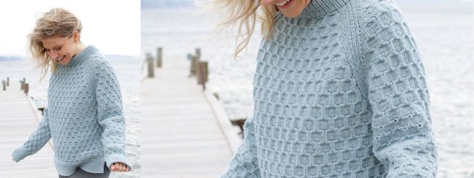 Un beau modèle tricot sans couture