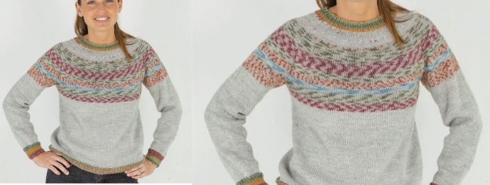 Un pull maille inca