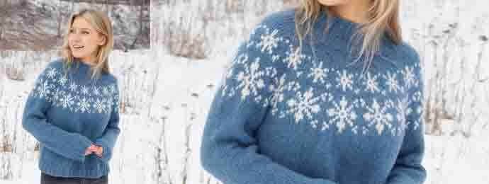 Un pull fair isle pattern