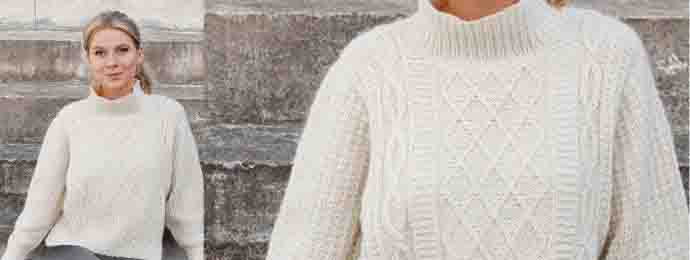 Un beau pull soie