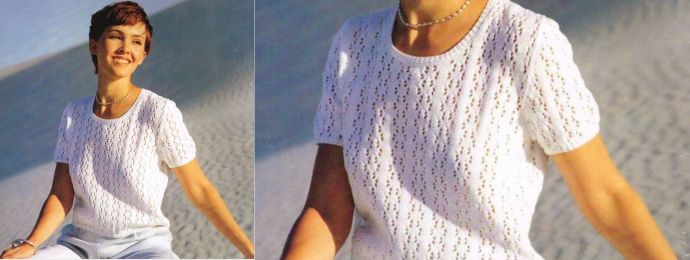 Pull d'été manches courtes
