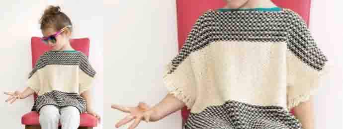Poncho facile pour les filles