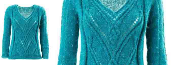 Pull torsades et col V