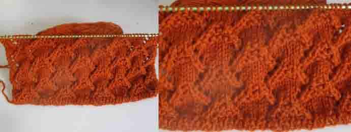Tutoriel tricot point texturé