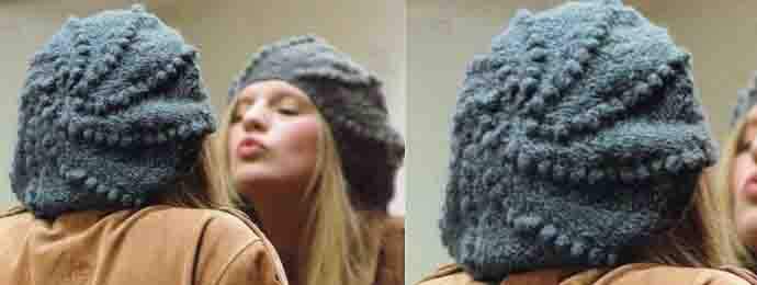 Béret au tricot