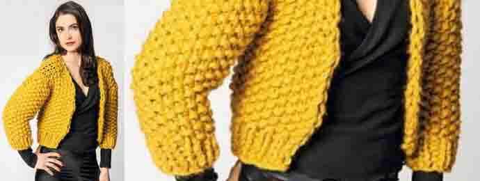 Gilet court au point de riz (1) (1)