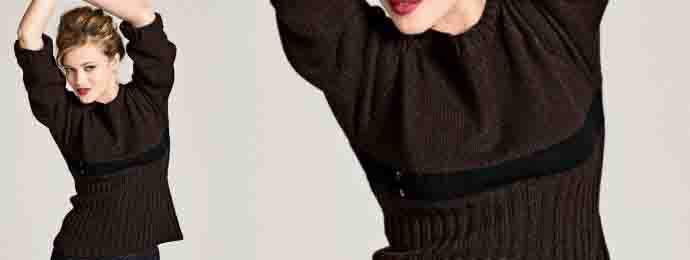 Pull manche large au tricot (1) (1)
