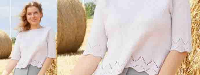 Pull Été Coton Ajouré Femme (1) (1)