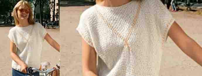 Pull dété en maille texturée (1)
