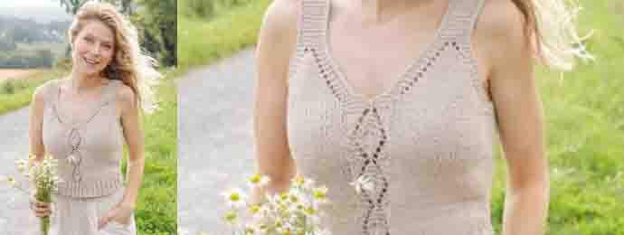 Top chic en maille ajourée (1) (1)