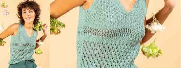 Top en maille léger pour lété (1)