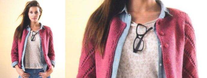 Gilet rose femme look casual (1)