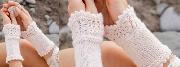 Mitaines en laine femme tricotées (1)