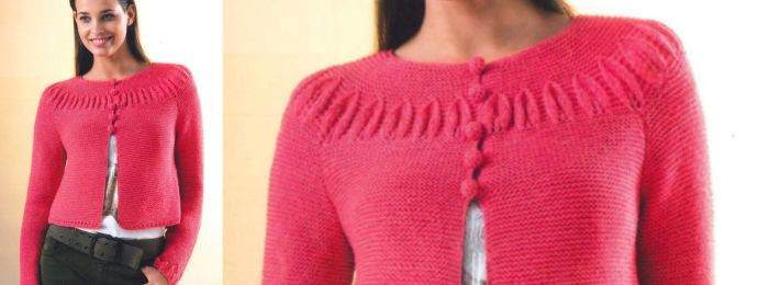 Cardigan tricot facile femme (1)