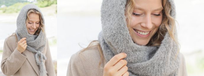 Écharpe capuche femme hiver (1)