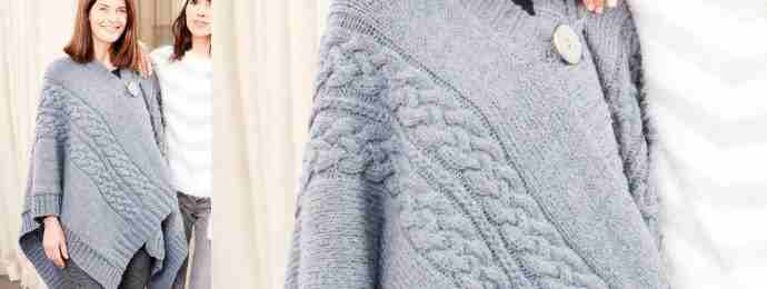 Poncho en laine femme (1)