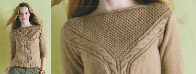 Pull tricot femme tendance (1)
