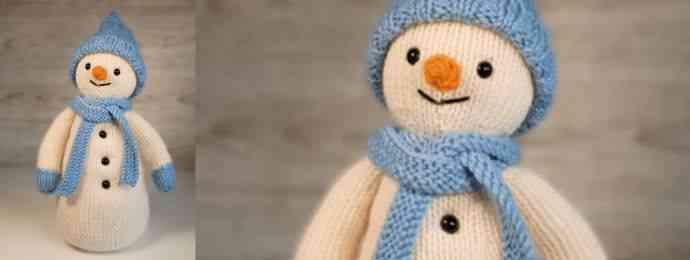 Bonhomme de neige au tricot (1)