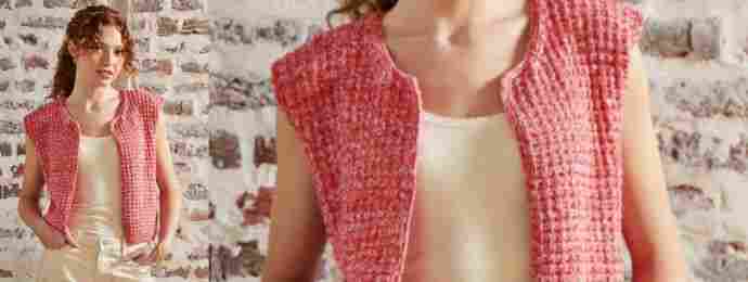 Gilet texturé sans manche (1)