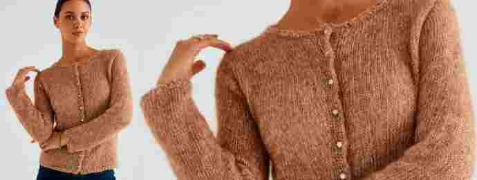 Cardigan sage et classique (1)