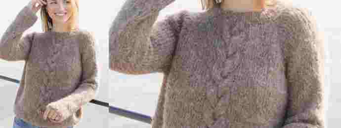 Modèle pull femme facile à tricoter (1)